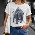 Wut Der Bestie Bison-Buffalo Im Vintage-Stil T-Shirt Gifts for Her