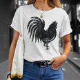 Year Of The Rooster Horoscope Vintage Distressed T-Shirt Gifts for Her