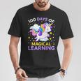 100Th Day Of School Unicorn Girls 100 Days Of Kindergarten T-Shirt Funny Gifts
