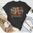 2023 Thanksgiving Crew Turkey Matching Family Thanksgiving T-Shirt Funny Gifts