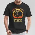2024 Solar Eclipse Indiana Trip In Path Of Totality April 8 T-Shirt Unique Gifts
