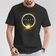 2024 Solar Eclipse Seen From The State Of Texas For Cowboys T-Shirt Unique Gifts