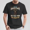 3D Printing Never Underestimate An Old Man With A 3D Printer T-Shirt Unique Gifts