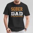 40 Years Sober Dad Aa Alcoholics Anonymous Recovery Sobriety T-Shirt Unique Gifts