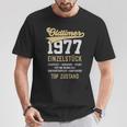 46 Jahre Oldtimer 1977Intage 46Th Birthday T-Shirt Lustige Geschenke