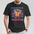 4Th Of July Hot Dog I'm Just Here For The Wieners 4Th July T-Shirt Personalized Gifts