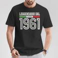 60 Anni Compleanno Nonno Papà Nato1961 Regalo Italiener T-Shirt Lustige Geschenke