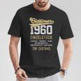 63 Jahre Oldtimer 1960 Vintage 63Rd Birthday Black T-Shirt Lustige Geschenke