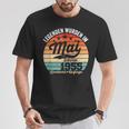 69 Geburtstag Geschenk Mann Legenden Sind Im Mai 1955 T-Shirt Lustige Geschenke