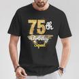 75Th Birthday Squad 75 Year Old Birthday Sparkle T-Shirt Funny Gifts