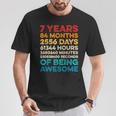 7Th Birthday 7 Years Of Being Awesome Vintage 7 Years Old T-Shirt Funny Gifts