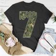 7Th Birthday Soldier 7 Year Old Military Themed Camo T-Shirt Unique Gifts