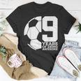9 Years Of Being Awesome Soccer 9Th Birthday T-Shirt Unique Gifts
