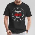 Abril 2013 Cumpleaños Leyenda Hombre Niño Desde Abril 2013 Camiseta unisex Regalos divertidos