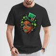 African American Female Leprechaun Black St Patrick's Day T-Shirt Unique Gifts