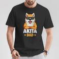 Akita Dog Papa T-Shirt Lustige Geschenke