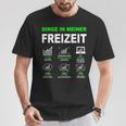 Aktien Börse Trader With Money Things In My Leisure Time T-Shirt Lustige Geschenke