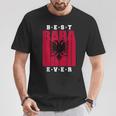 Albanian Dad Fathers Day Albania Flag Shqiptar Baba T-Shirt Unique Gifts