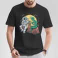 Alien Tatuado Astronauta Ink Tattoo Artista Del Tatuaje Camiseta unisex Regalos divertidos