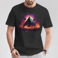 Aliens Space Ufo Ancient Egyptian Pyramids Science Fiction T-Shirt Unique Gifts