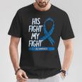 Als Awareness Ribbon Mnd Lou Gehrig's Disease Blue T-Shirt Unique Gifts