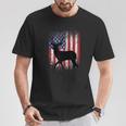 American Deer Hunting Patriotic Hunter Flag Whitetail Buck T-Shirt Unique Gifts