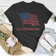 American Flag Let Freedom Ring 4Th Of July T-Shirt Unique Gifts