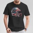 American Football Helmet Us Flag T-Shirt Personalized Gifts