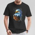 Amerikanischer Adler Handgemalter Adler T-Shirt Lustige Geschenke