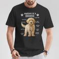 Anatomy Of A Doodle Dog Doodle Owner Goldendoodle Mom T-Shirt Unique Gifts
