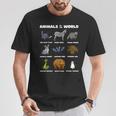 Animals Of The World Rare Animals Memes T-Shirt Unique Gifts