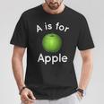 Apple Toddler A Is For Apple Apple Picking Orchard T-Shirt Unique Gifts