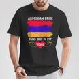 Armenian Pride Runs Deep In My Veins Armenian Roots T-Shirt Unique Gifts