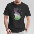 Aroace Cat Lgbt Gay Asexual Aromantic Pride Flag Aro Ace T-Shirt Unique Gifts