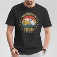 Ascendido A Padrino 2023 Anunciar Abuelos Primerizos Papa Camiseta unisex Regalos divertidos