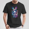 Astronaut Bunny Easter Day Rabbit Usa Outer Space T-Shirt Funny Gifts