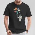 Astronaut Planets Balloons Solar Space Birthday Party T-Shirt Unique Gifts