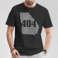 Atlanta 404 Area Code Atl Georgia Map State Pride Vintage T-Shirt Unique Gifts