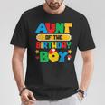 Aunt Of The Birthday Boy Game Gaming Family Matching T-Shirt Funny Gifts
