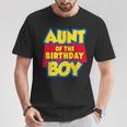 Aunt Of The Birthday Boy Toy Story Decorations T-Shirt Funny Gifts