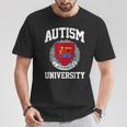 Autism Awareness University Puzzle Pieces Support Autismus T-Shirt Funny Gifts