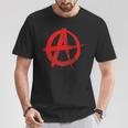 Avec Symbole De L'anarchie Poche Cool Motif Graffiti T-Shirt Cadeaux drôles