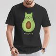 Avocato Cute Cat Avocado Vegan And Cat Owner Kitten T-Shirt Unique Gifts