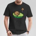 Avokanu Canoe Canoe Avocado Kayak Paddle T-Shirt Lustige Geschenke