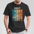 Bailey Name Personalized Retro Legendary Gamer T-Shirt Funny Gifts