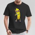 Banana Playing Baseball Fruit Lover Baseball Player T-Shirt Unique Gifts