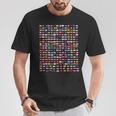 Banderas De Los Países Del Mundo 287 Bandera Internacional Camiseta unisex Regalos divertidos