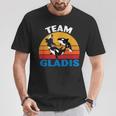 Barco Divertido Team Gladis Orca Whale Camiseta unisex Regalos divertidos