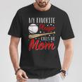 Baseball My Favorite Player Calls Me Mom Heart Mother T-Shirt Unique Gifts