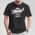 Baseball Papa Baseball Spieler Lustig Baseball Familie Retro T-Shirt Lustige Geschenke